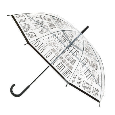 Happy Clear Umbrella