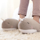 Narwhal Heated Slippers